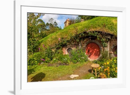 Bilbo's Village New Zealand-null-Framed Art Print