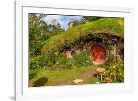 Bilbo's Village New Zealand-null-Framed Art Print