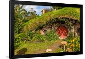 Bilbo's Village New Zealand-null-Framed Art Print