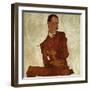 Bildnis Arthur Roessler (Portrait Arthur Roessler) 1910-Egon Schiele-Framed Giclee Print