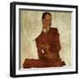 Bildnis Arthur Roessler (Portrait Arthur Roessler) 1910-Egon Schiele-Framed Giclee Print