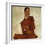 Bildnis Arthur Roessler (Portrait Arthur Roessler) 1910-Egon Schiele-Framed Giclee Print