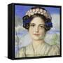 Bildnis der Tochter Mary-Franz von Stuck-Framed Stretched Canvas