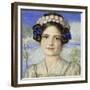 Bildnis der Tochter Mary-Franz von Stuck-Framed Giclee Print