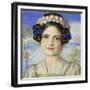 Bildnis der Tochter Mary-Franz von Stuck-Framed Giclee Print