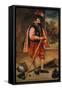 Bildnis Des Hofnarren 'Don Juan De Austria'-Diego Velazquez-Framed Stretched Canvas