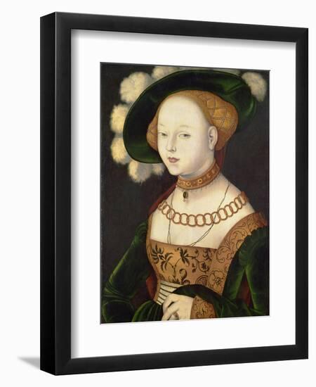 Bildnis einer Dame. 1530 (?)-Hans Baldung Grien-Framed Giclee Print