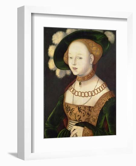 Bildnis einer Dame. 1530 (?)-Hans Baldung Grien-Framed Giclee Print