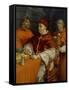 Bildnis von Papst Leo X. 1518-Raphael (Raffaello Sanzio)-Framed Stretched Canvas