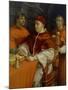 Bildnis von Papst Leo X. 1518-Raphael (Raffaello Sanzio)-Mounted Giclee Print