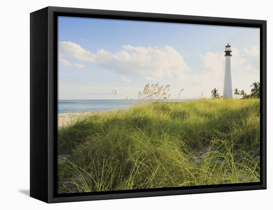 Bill Baggs Cape Florida Lighthouse, Bill Baggs Cape Florida State Park, Key Biscayne, Florida-Maresa Pryor-Framed Stretched Canvas