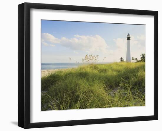 Bill Baggs Cape Florida Lighthouse, Bill Baggs Cape Florida State Park, Key Biscayne, Florida-Maresa Pryor-Framed Photographic Print