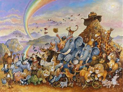 廃盤品 ジグソーパズル NOAH'S ARK BILL BELL ノアズアーク ノア