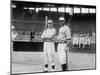 Bill Carrigan & Jake Stahl, Boston Red Sox, Baseball Photo - Boston, MA-Lantern Press-Mounted Art Print