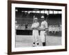 Bill Carrigan & Jake Stahl, Boston Red Sox, Baseball Photo - Boston, MA-Lantern Press-Framed Art Print