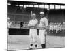 Bill Carrigan & Jake Stahl, Boston Red Sox, Baseball Photo - Boston, MA-Lantern Press-Mounted Art Print