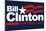 Bill Clinton For First Lady Navy Fan Sign-null-Mounted Poster