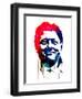 Bill Clinton Watercolor-Lora Feldman-Framed Art Print