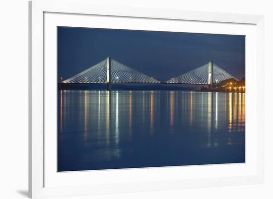 Bill Emerson Memorial Bridge, Cape Girardeau, Missouri, Mississippi River-Gayle Harper-Framed Photographic Print