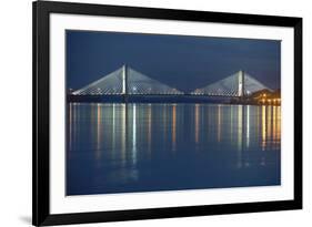 Bill Emerson Memorial Bridge, Cape Girardeau, Missouri, Mississippi River-Gayle Harper-Framed Photographic Print