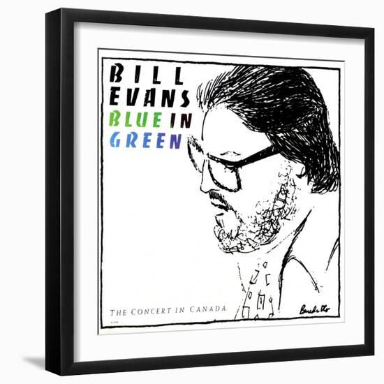 Bill Evans - Blue in Green-null-Framed Art Print