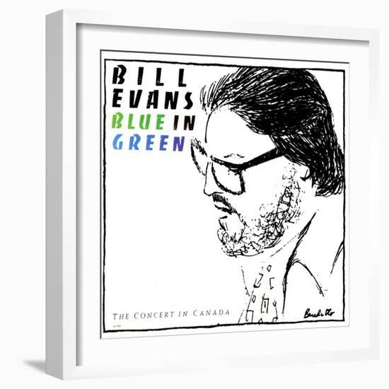 Bill Evans - Blue in Green-null-Framed Art Print