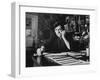 Bill Graham, Owner of Filmores East and West, Talking on Phone as He Works in His Office-John Olson-Framed Premium Photographic Print