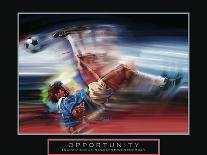 Opportunity: Soccer-Bill Hall-Lamina Framed Art Print