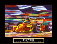 Power: Formula 1-Bill Hall-Framed Art Print