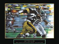 Strive: Football-Bill Hall-Lamina Framed Art Print