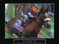 Success - Horse Race Jockey-Bill Hall-Art Print