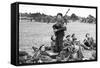 Bill Millin-American Photographer-Framed Stretched Canvas