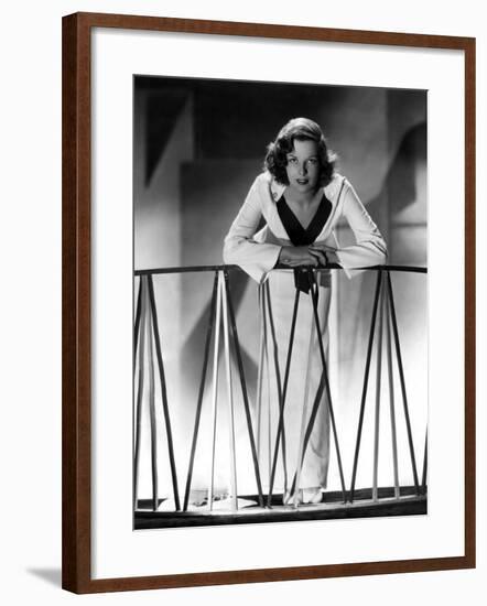 Bill of Divorcement, Katharine Hepburn, 1932-null-Framed Photo