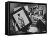 Bill Pickett, Cowboy in Framed Photo of Scrapbook of Cowhand Johnny Mullin-null-Framed Stretched Canvas