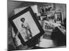 Bill Pickett, Cowboy in Framed Photo of Scrapbook of Cowhand Johnny Mullin-null-Mounted Photographic Print
