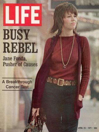 Actress Jane Fonda, April 23, 1971
