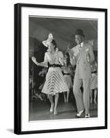 Bill Robinson A.K.A. Bojangles and Other Female Dancer Performing-null-Framed Photographic Print
