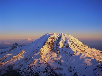 Aerial View of Mount Rainier