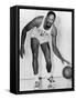 Bill Russell, American Basketball Player Who Played for the Boston Celtics, 1960s-null-Framed Stretched Canvas