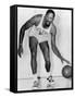 Bill Russell, American Basketball Player Who Played for the Boston Celtics, 1960s-null-Framed Stretched Canvas