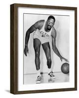 Bill Russell, American Basketball Player Who Played for the Boston Celtics, 1960s-null-Framed Photo