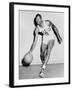 Bill Russell in His Boston Celtics Uniform in 1958-null-Framed Photo