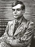 Alan Turing, British Mathematician-Bill Sanderson-Photographic Print