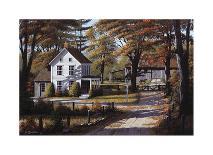 Covered Bridge-Bill Saunders-Stretched Canvas