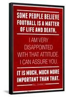 Bill Shankly Football Quote Sports-null-Framed Poster