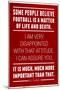 Bill Shankly Football Quote Sports-null-Mounted Poster