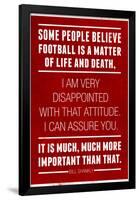 Bill Shankly Football Quote Sports-null-Framed Poster