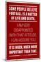 Bill Shankly Football Quote Sports-null-Mounted Poster
