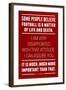 Bill Shankly Football Quote Sports-null-Framed Art Print