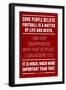 Bill Shankly Football Quote Sports-null-Framed Art Print